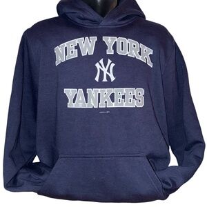 New York Yankees XL youth kids (fits women’s small)  navy blue hoodie sweatshirt